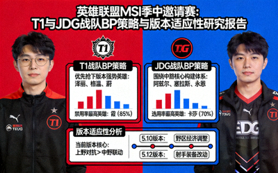 英雄联盟MSI季中邀请赛：T1与JDG战队BP策略与版本适应性研究报告